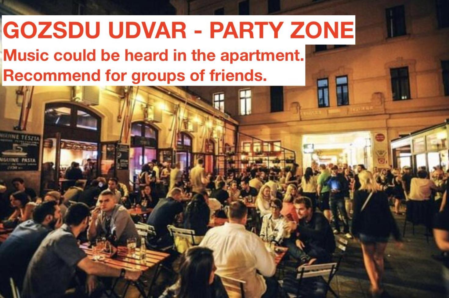 Apartment At Gozsdu Courtyard #Partyzone #Downtown #Freeparking Budapesta Exterior foto